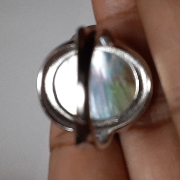 925 Genuine South Sea Mabe pearl. - Picture 13 of 15